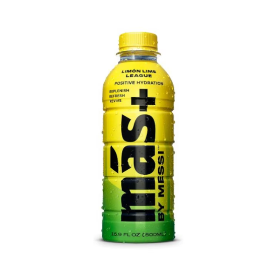 MAS+ BY MESSI LIMON LIME LEAGUE 500ML