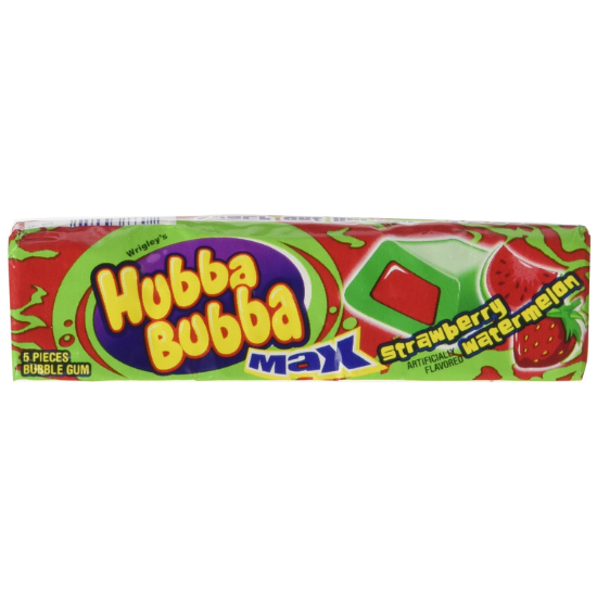 Hubba Bubba Max Gum Strawberry Watermelon 40g