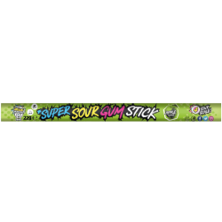 Brain Blasterz Super Sour Gum Stick Apple 22g
