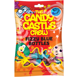 Candy Castle Crew Fizzy Blue Bottles - bubblegum 120g