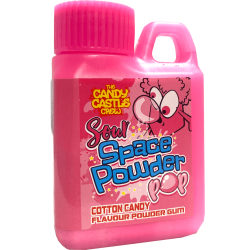 Candy Castle Crew Sour Space Powder Pop Gum Cotton Candy 40g