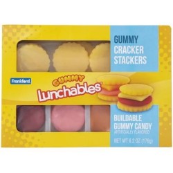Frankford Gummy Lunchables Buildable Cracker Stackers - fruits 176g