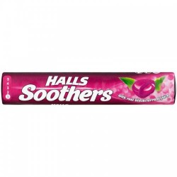 Halls Soothers Blackcurrant Flavored Filling 45g