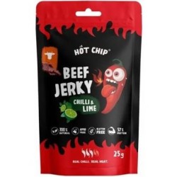 Hot Chip Beef Jerky Chilli & Lime 25g