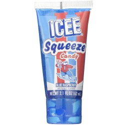 ICEE Squeeze Candy Blue Raspberry Flavored 62g