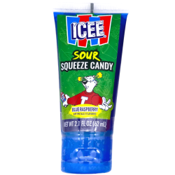 ICEE Squeeze Candy SOUR Blue Raspberry Flavored 62g