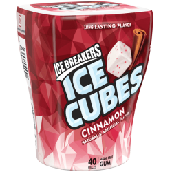 Ice Breakers Ice Cubes Gum - Cinnamon Flavored 92g