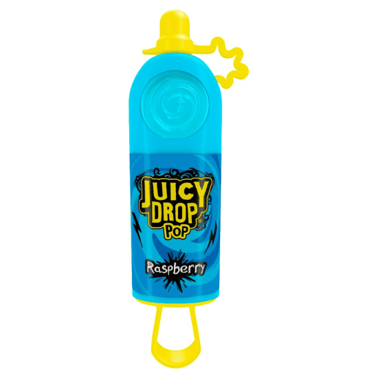 Bazooka Juicy Drop Pop Candy Zmeură - 26g