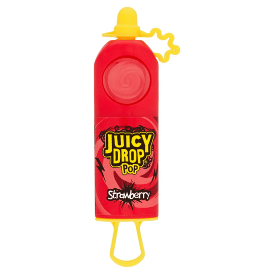 Bazooka Juicy Drop Pop Candy Căpșuni - 26g