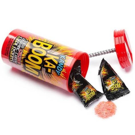 Ka-Boom Kandy Sour Cherry Popping Candy - cu gust de cireșe 16g