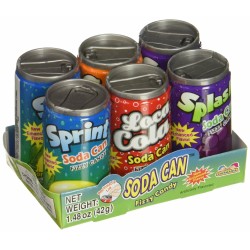 Kidsmania Soda Can Fizzy Candy - fruits 42g