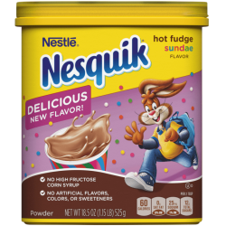 Nestle Nesquik Hot Fudge Sundae Powder Mix 525g