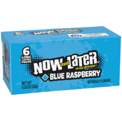 Now & Later Blue Raspberry - caramea cu gust de zmeură albastră 26g