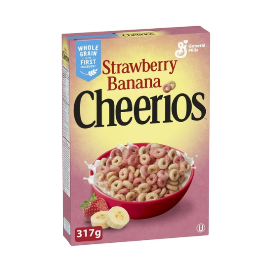 General Mills Cheerios Strawberry Banana 317g
