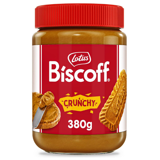 Lotus Biscoff Spread Crunchy - cremă tartinabilă de biscuiți 380g