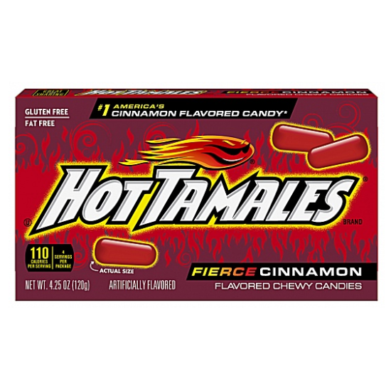 Hot Tamales Original Theatre Box - scorțișoară picantă 120g
