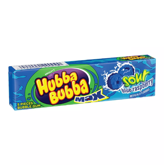 Hubba Bubba Bubble Gum Sour Blue Raspberry 40g