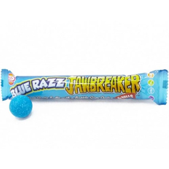 Zed Candy Jawbreaker Blue Razz - gumă de mestecat cu gust de zmeură albastră 50g