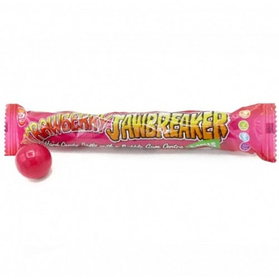 Zed Candy Jawbreaker Strawberry - gumă de mestecat cu gust de căpșune 50g