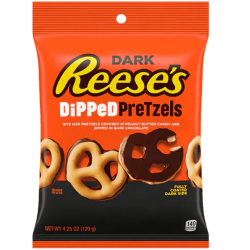 Reese's Dipped Pretzels Dark Chocolate 120g (EXP 31.10.2023)