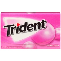 Trident Bubblegum Gum 14 sticks