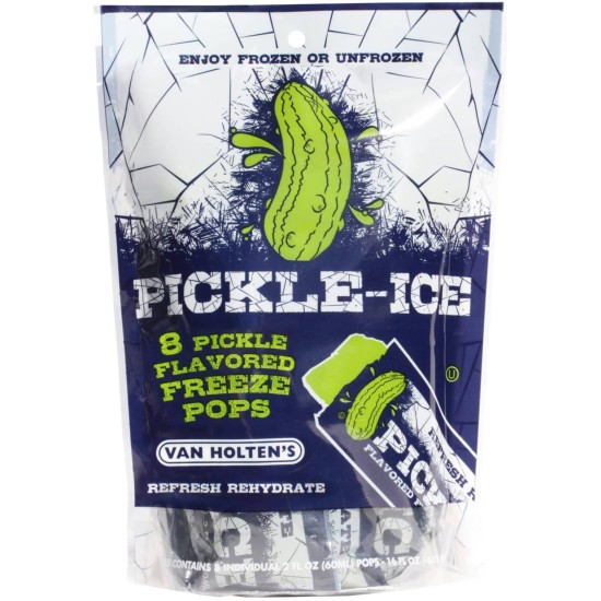 Van Holten's Pickle Ice 8Pack Freezer Pop - cu gust de murături 0.473L