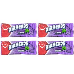 Airheads Mini Grape - caramea cu gust de struguri 11g (4 bucăți)