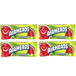 Airheads Mini Watermelon - caramea cu gust de pepene verde 11g (4 bucăți)