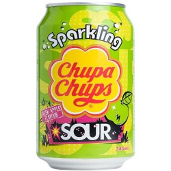 Chupa Chups Sour Green Apple - suc cu gust de mere acre 345ml
