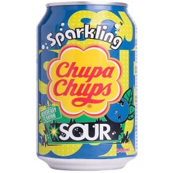 Chupa Chups Sour Blueberry - suc cu gust de afine acre 345ml