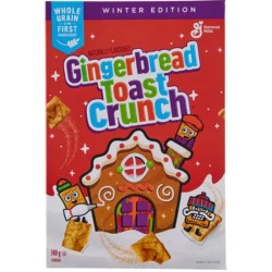 General Mills Gingerbread Toast Crunch Cereal - cereale cu gust de turtă dulce 340g