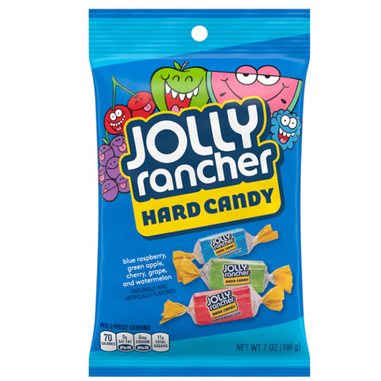 Jolly Rancher Hard Candy - cu gust de fructe 198g