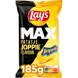 Lay's MAX Patatje Joppie - chipsuri cu gust de sos Joppiesaus 185g