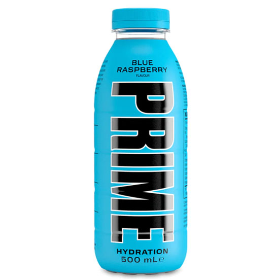 Prime Hydration Sports Drink Blue Raspberry (UK) - cu gust de zmeură albastră 500ml