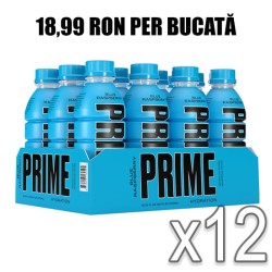 Prime Hydration Sports Drink Blue Raspberry Flavored 500ml (UK) - 12pack (16,99 RON price/piece) LIMITED STOCK! 