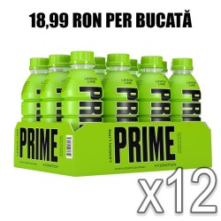 Prime Hydration Sports Drink Lemon Lime Flavored 500ml (UK) - 12pack (16,99 RON price/piece) LIMITED STOCK!