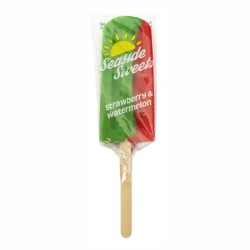 Seaside Sweets Lollies Strawberry & Watermelon Flavored 58g