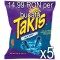 Takis Blue Heat - chilli and lime flavored 92.3g (5 pieces - price per bag 14,99 RON)