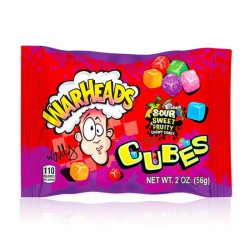Warheads Sour Chewy Cubes - jeleuri cu gust de fructe acre 56g (EXP 19.04.2024)