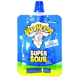 Warheads Super Sour Squeeze Me Gel - bomboană lichidă cu gust de zmeură albastră 20g