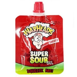 Warheads Super Sour Squeeze Me Gel - bomboană lichidă cu gust de cireșe 20g