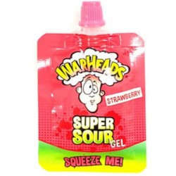 Warheads Super Sour Squeeze Me Gel - bomboană lichidă cu gust de căpșuni 20g