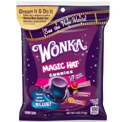 Wonka Magic Hat Gummies - jeleuri cu gust de fructe 113g