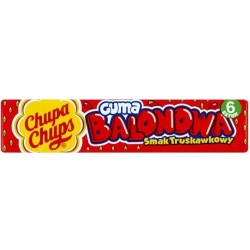 Chupa Chups Big Babol Strawberry Gum 28g