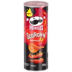 PRINGLES SCORCHIN BUFFALO - chipsuri picante 156g