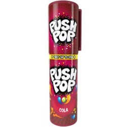 Bazooka Push Pop Cola - bomboană cu gust de cola 15g