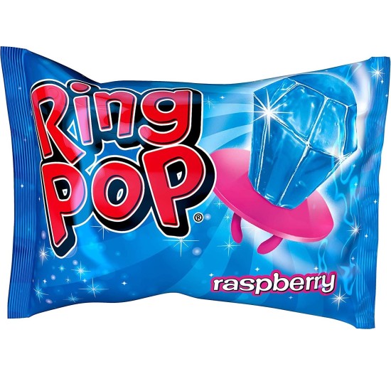 Bazooka Ring Pop Raspberry - zmeură 10g