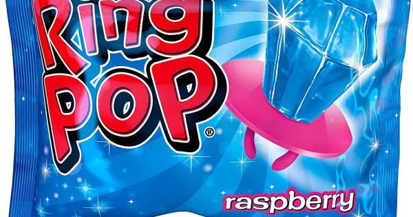 Bazooka Ring Pop Raspberry - zmeura 10g