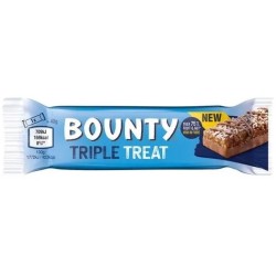 Bounty Triple Treat Fruit And Nut Chocolate Bar 40g