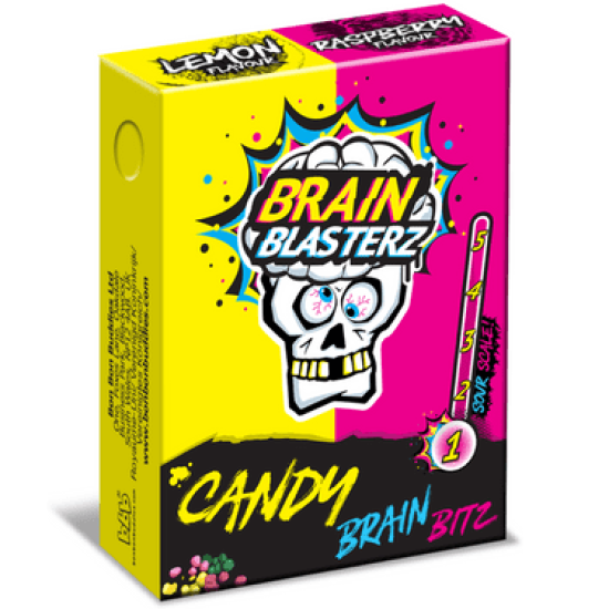 Brain Blasterz Bitz Lemon Raspberry - lămâie și zmeură 45g